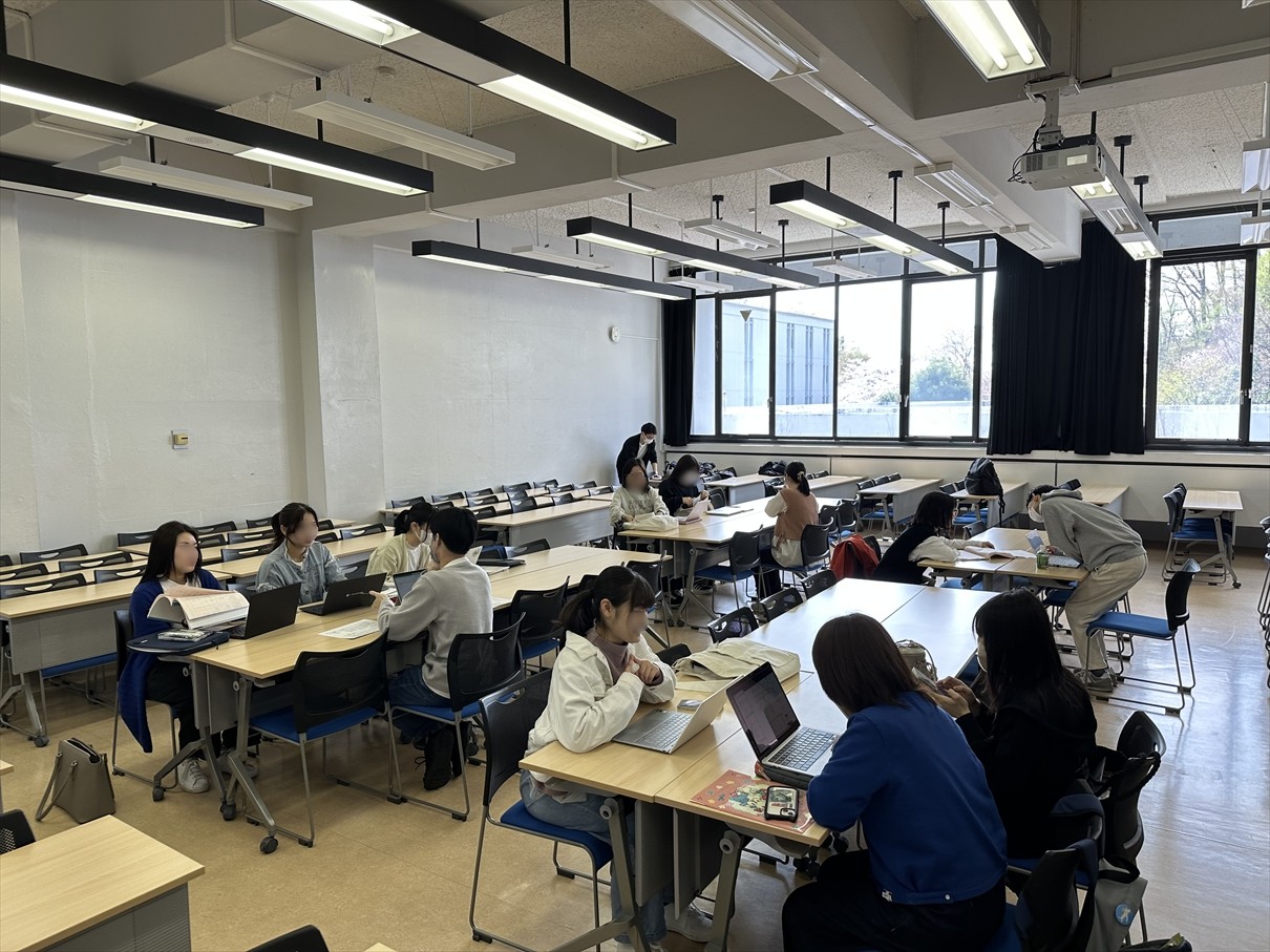 新入生履修相談会のようす